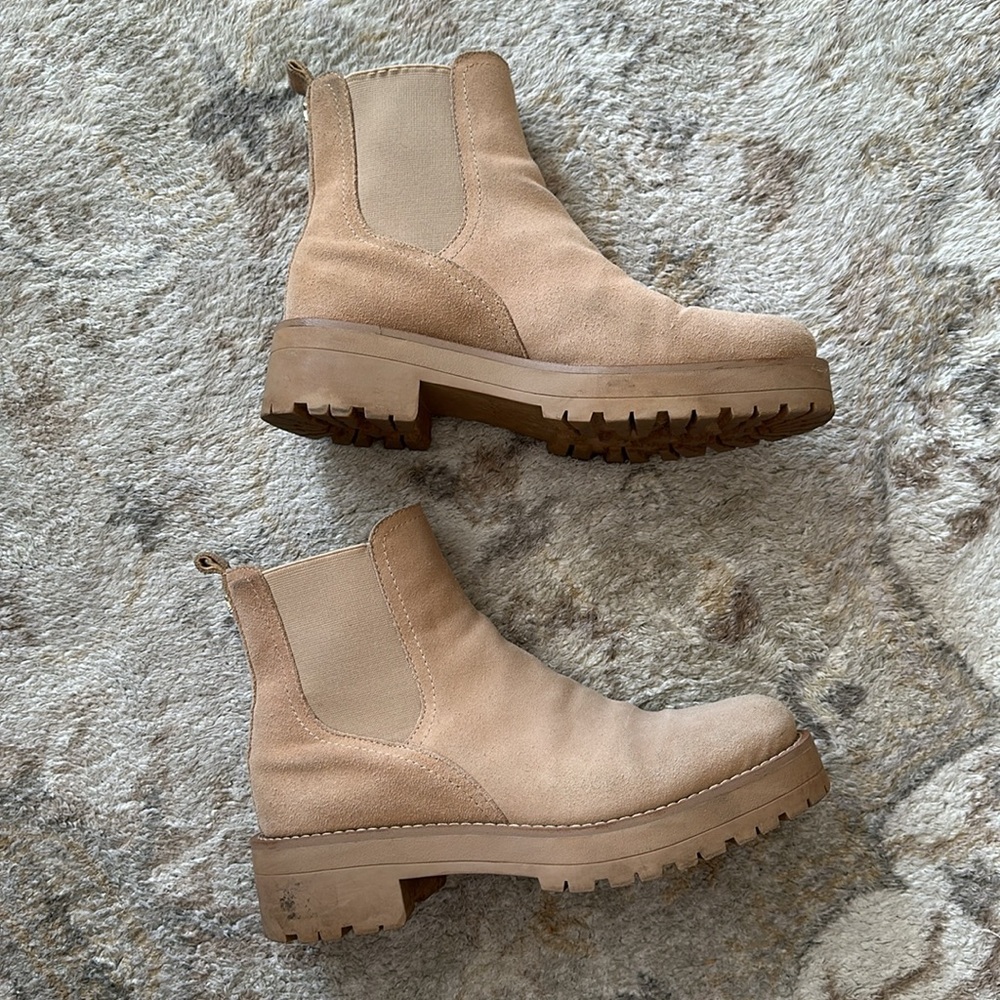 Sam Edelman Chelsea Lugg Boots Tam size 7.5